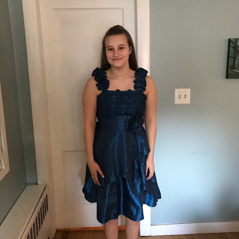NWT Cherlone Teal Cocktail Dress size 12/14